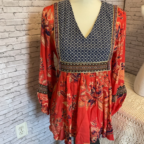 RD+Koko bohemian tunic top blouse Small - Picture 1 of 6